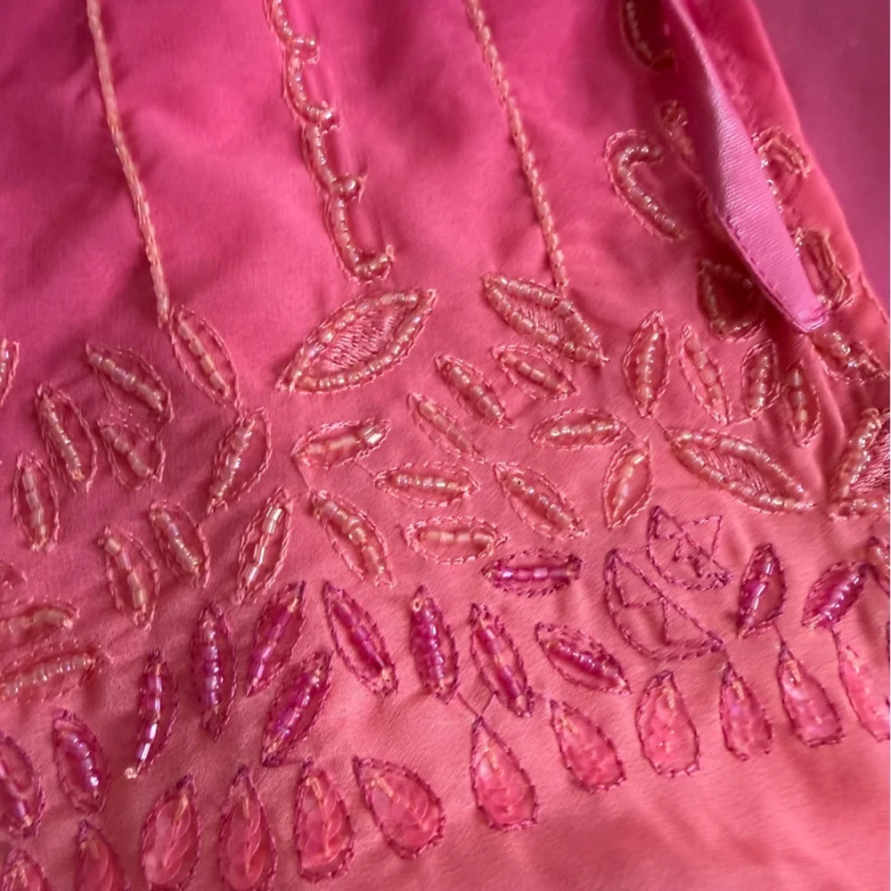Free People Lala Beaded Skort in Pink Embroidered Ombre NWT $168 Small - Picture 11 of 15